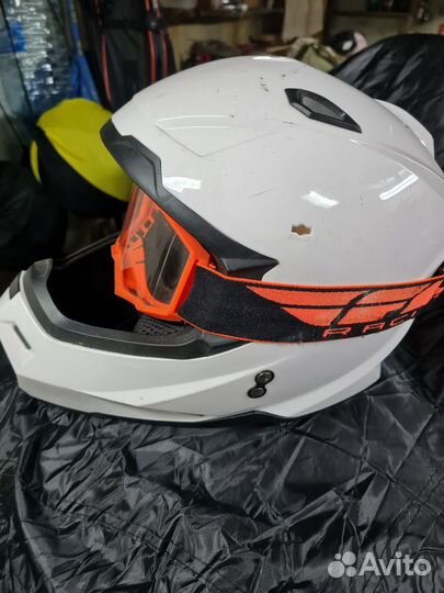 Мотошлем кроссовый бу