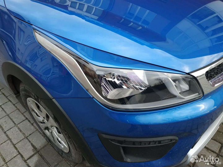 Реснички на фары для Kia RIO 4, x-line