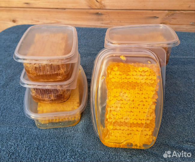 Мед в сотах натуральный