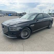 Genesis G90 3.8 AT, 2021, битый, 5 645 км, с пробегом, цена 2 750 000 руб.