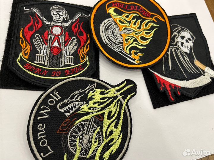 Шеврон, нашивка, патч байкерские
