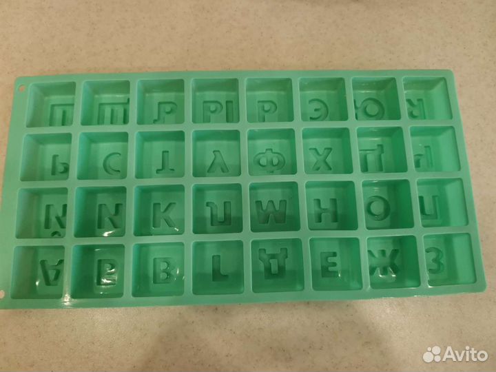 Силиконовая форма алфавит