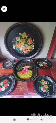 Подносы жостово СССР