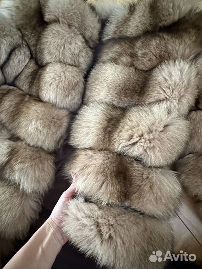 Шуба песец под соболь