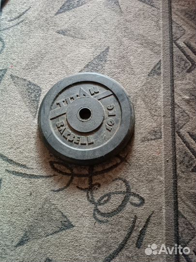 Штанга гриф блины бу