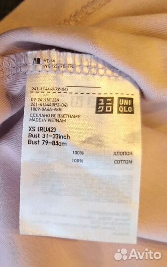 Футболкa Uniqlo женская XS