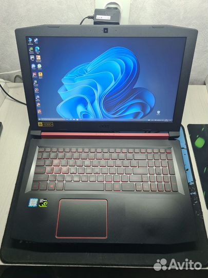 Acer nitro 5 intel i5 8300H, GTX 1050, 12gb озу