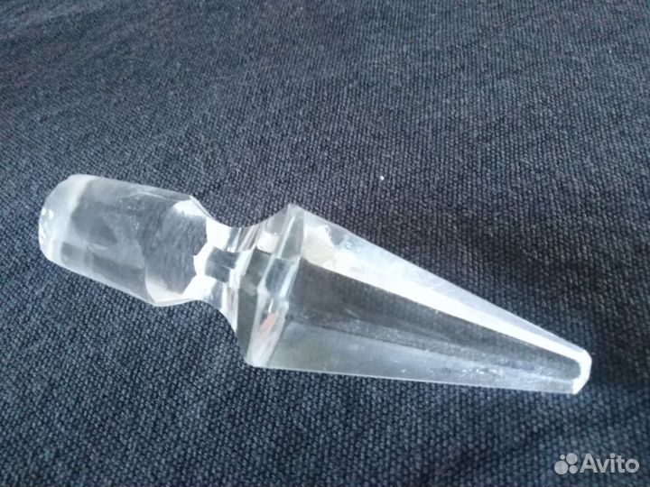 Графин штоф хрусталь марганц. стекло алмаз. грань