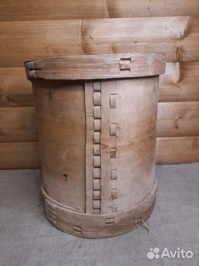 Боченок Лубяной Без Крышки 19в