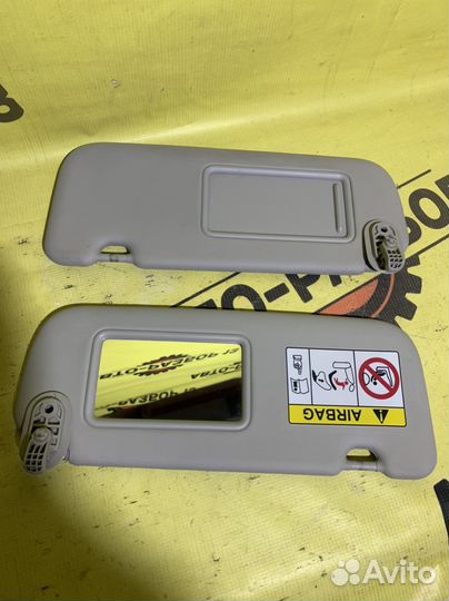 Солнцезащитные козырьки Киа Рио 4 (FB)