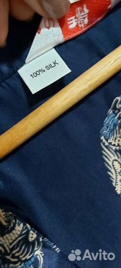 Шелковый халат мужской