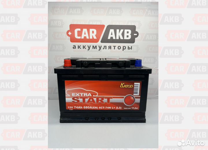 Аккумулятор 74Ач Extrastart