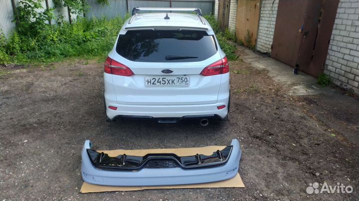 Бампер задний форд фокус 3 универсал zetec st