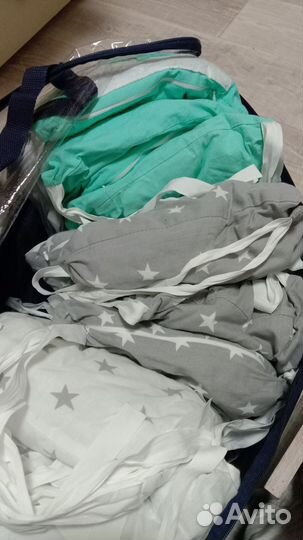 Бортики в детскую кроватку бу