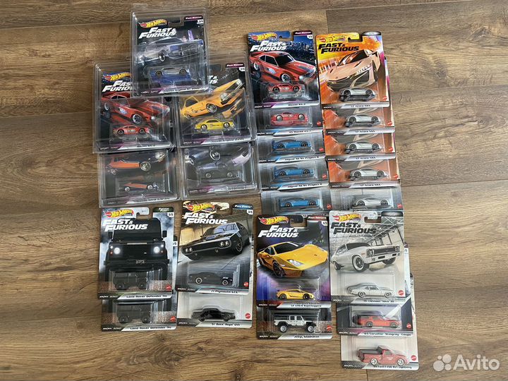 Hot Wheels Fast and Furious модели