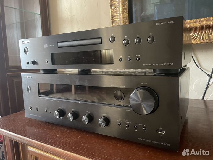 Комплект onkyo tx-8050 и c-7030