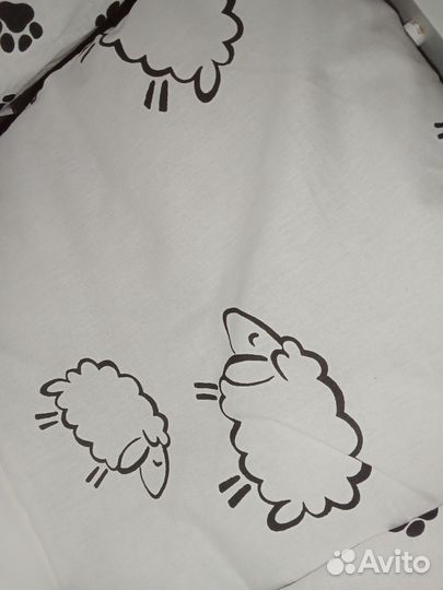 Бортики в кроватку новые