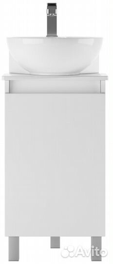 Тумба под умывальник Радуга Норма угловая айсберг