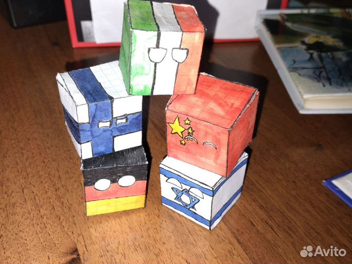Кубики из бумаги