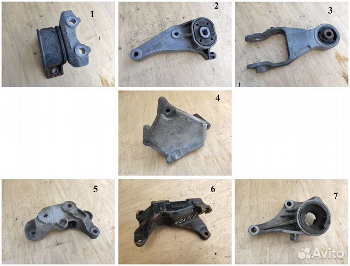 Крепление Опора Подушка двс кпп Opel Meriva A