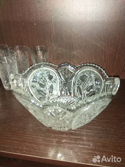 Салатники (вазы) хрустальные