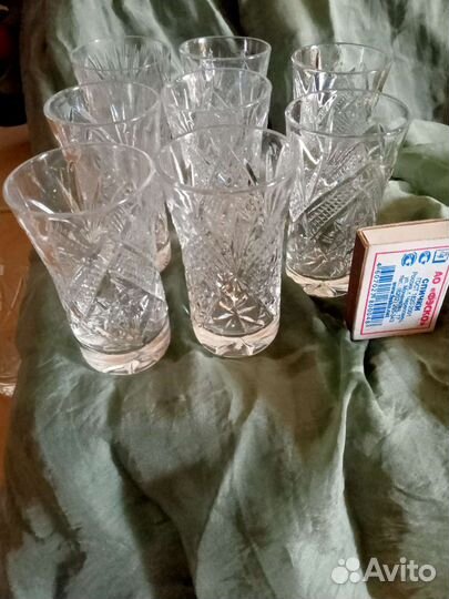 Хрусталь рюмки фужеры стопка СССР