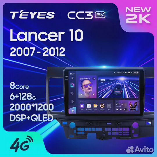 Магнитола Teyes CC3 2K Mitsubishi Lancer, 13