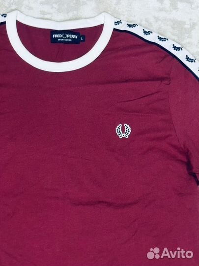 Футболка Fred Perry с лампасами оригинал