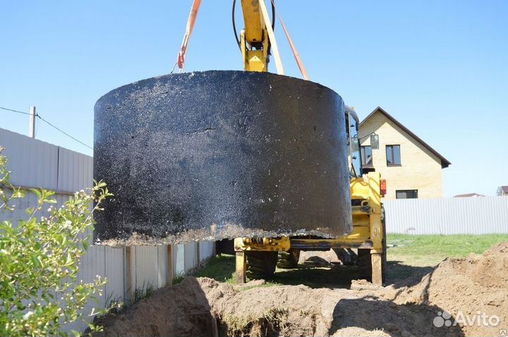 Септик для дачи из бетонных колец