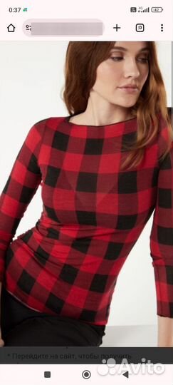 Лонгслив с ультролегким кашемиром М