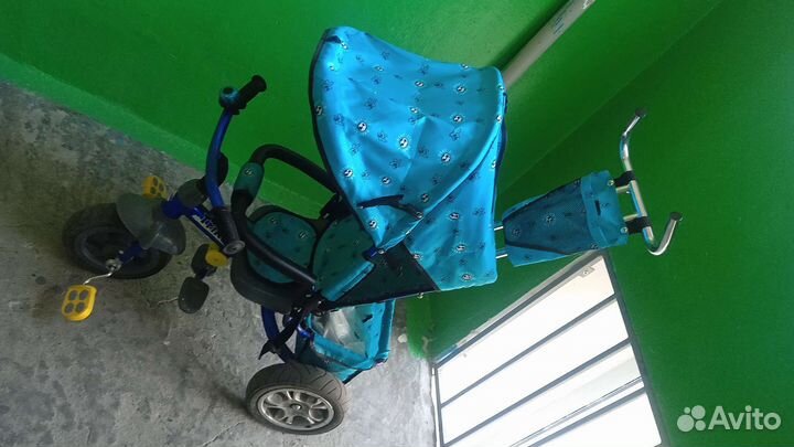 Прогулочная коляска-велосипед