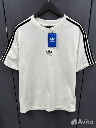 Футболка adidas balenciaga оверсайз (унисекс)