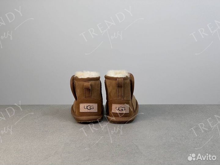 Угги mid кофейные детские UGG