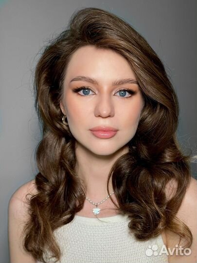 Макияж прическа