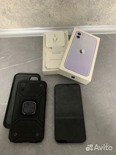 iPhone 11 128gb фиолетовый идеальное состояние