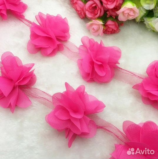 Кружево шифон