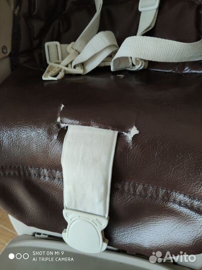 Детский стульчик для кормления chicco polly