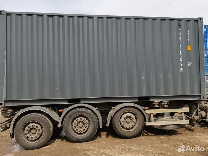 Новый морской контейнер 20 футов графит