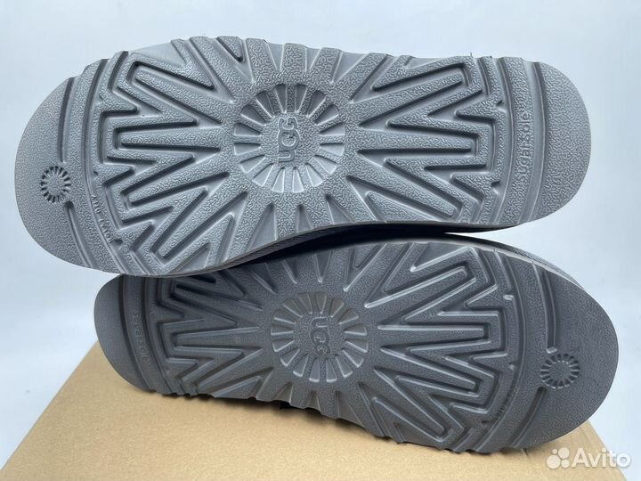 Угги Женские Мини Ugg Ultra Mini Zip Grey