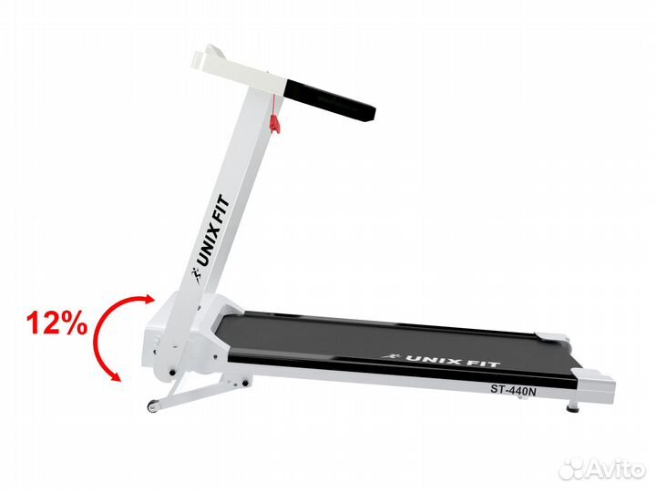 Беговая дорожка unixfit ST-440N White