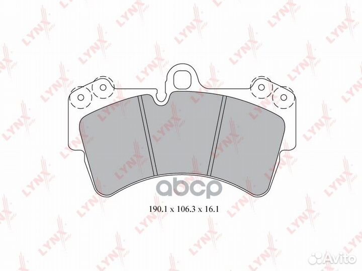 Колодки тормозные дисковые перед BD8019 LYN