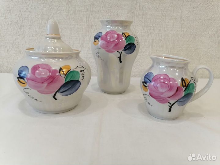 Фарфоровый набор Дулево Розы