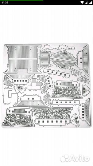 Замок Himerji 3д модель из металла