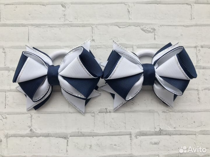 Бантики для волос канзаши