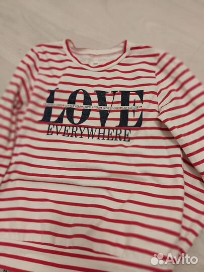 Джинсы для девочки Gloria jeans + лонг 146