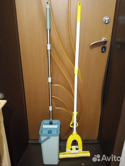 Швабра с ведром и отжимом