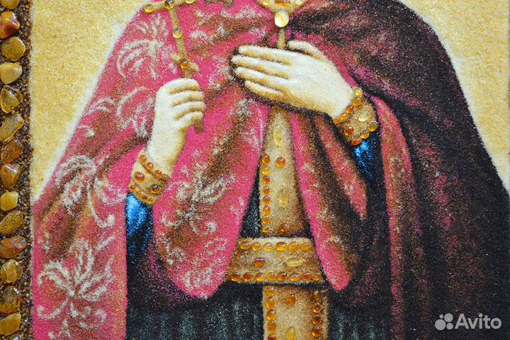 Икона из янтаря 