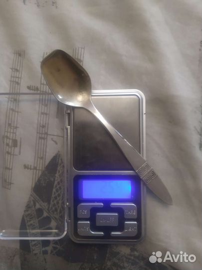 Ложка серебро