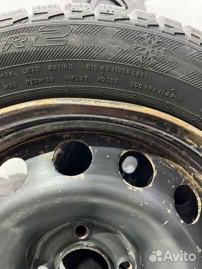 Колеса Зимние шипованные r16 Citroen Peugeot