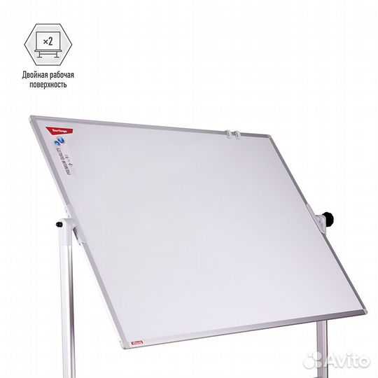 Доска магнитно-маркерная двухсторонняя 120*90